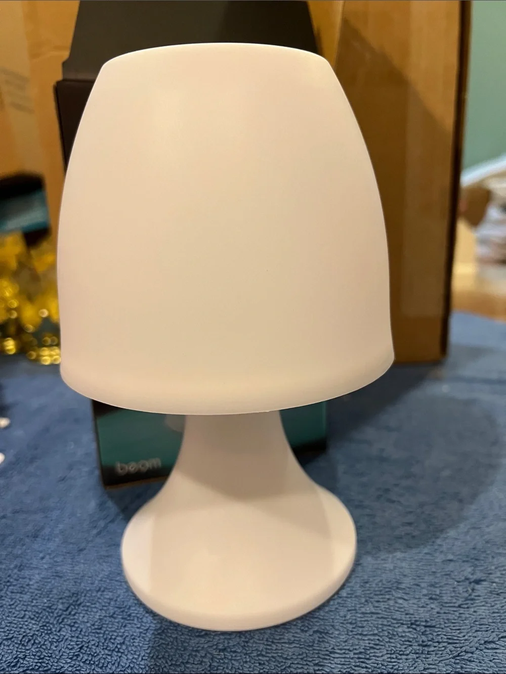 Mood Lamp Color Changing LED Table Lamp - White (Multicolor)